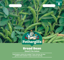 Load image into Gallery viewer, Bean, Broad The Sutton seeds