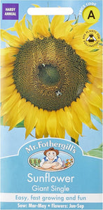 Mr Fothergills Sunflower Giant Single 70 Seeds