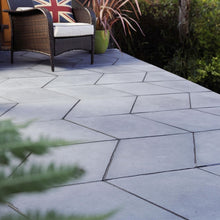 Load image into Gallery viewer, Bowland Stone Prestbury Chevron Paving Kit 5.54m² - Welsh Slate