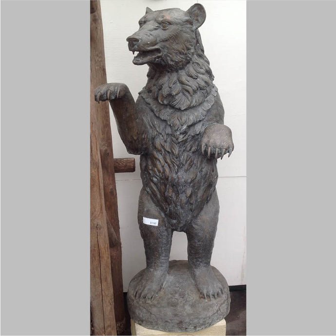 Metal standing bear