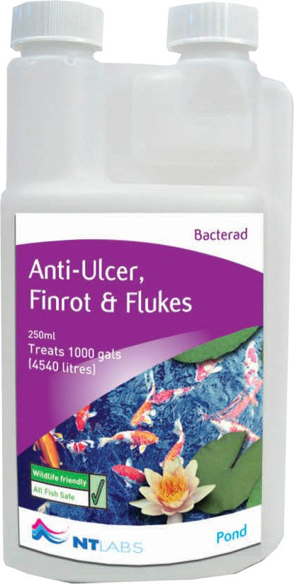 NT Lab Bacterad - Anti-Ulcer, Fin-Rot & Flukes
