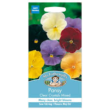 Pansy Clear Crystals Mixed