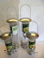 Deluxe 'Packsaddle' wild garden bird hanging SEED or NUT Feeder